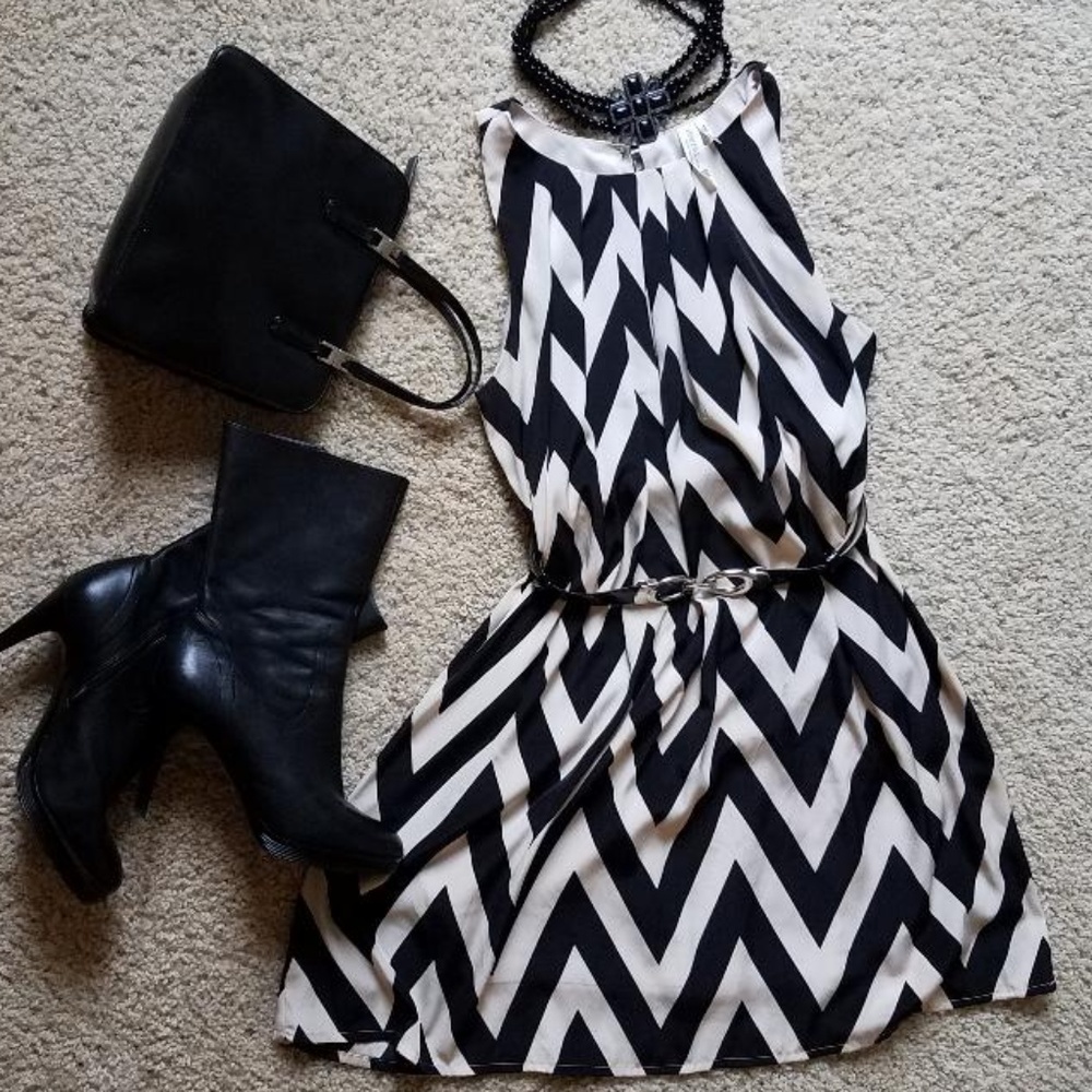 Modcloth Chevron Dress
